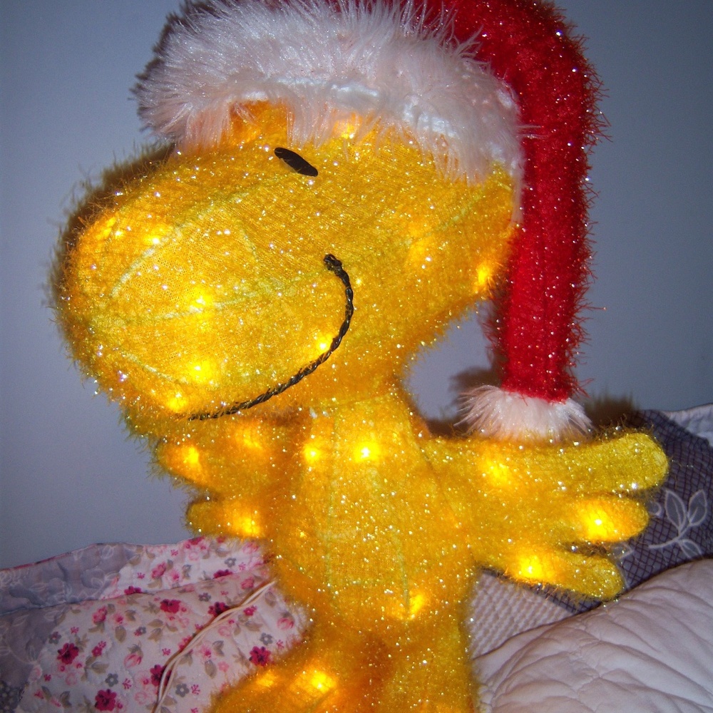 Lighted Christmas Peanuts Woodstock (SOLD)